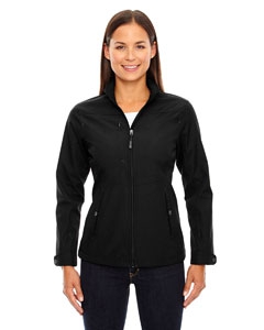 North End 78212 Ladies&#39; Forecast Three-Layer Light Bonded Travel Soft Shell Jacket