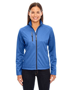 North End 78213 Ladies&#39; Trace Printed Fleece Jacket