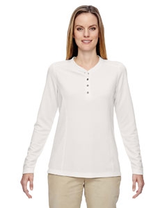 North End 78221 Ladies&#39; Excursion Nomad Performance Waffle Henley