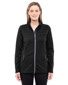 North End 78229 Ladies&#39; Torrent Interactive Textured Performance Fleece Jacket