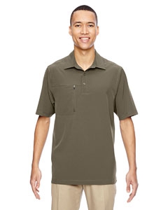 North End 85120 Men&#39;s Excursion Crosscheck Performance Woven Polo