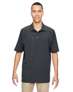 North End 85120 Men&#39;s Excursion Crosscheck Performance Woven Polo