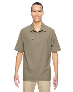 North End 85120 Men&#39;s Excursion Crosscheck Performance Woven Polo