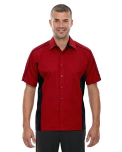 North End 87042T Men&#39;s Tall Fuse Colorblock Twill Shirt