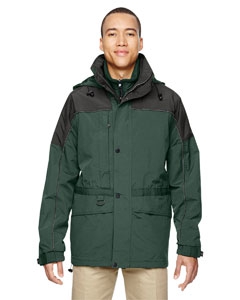 North End 88006 Men&#39;s 3-in-1 Two-Tone Parka