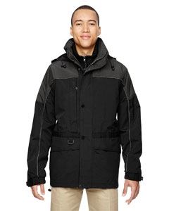 North End 88006 Men&#39;s 3-in-1 Two-Tone Parka