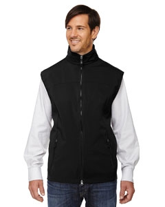 North End 88127 Men&#39;s Three-Layer Light Bonded Performance Soft Shell Vest