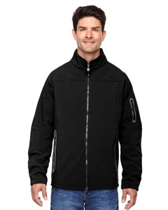 North End 88138 Men&#39;s Three-Layer Fleece Bonded Soft Shell Technical Jacket