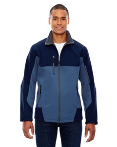 North End 88156 Men&#39;s Compass Colorblock Three-Layer Fleece Bonded Soft Shell Jacket