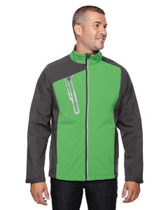 North End 88176 Men&#39;s Terrain Colorblock Soft Shell with Embossed Print