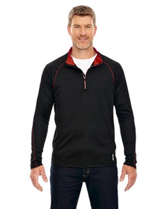 North End 88187 Men&#39;s Radar Half-Zip Performance Long-Sleeve Top