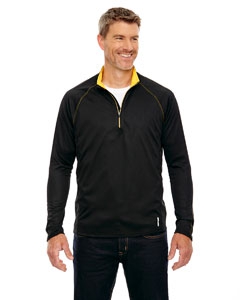 North End 88187 Men&#39;s Radar Half-Zip Performance Long-Sleeve Top