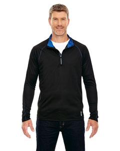 North End 88187 Men&#39;s Radar Half-Zip Performance Long-Sleeve Top