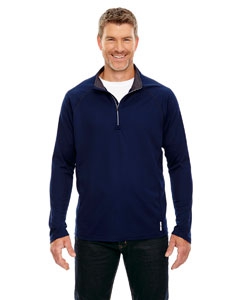 North End 88187 Men&#39;s Radar Half-Zip Performance Long-Sleeve Top