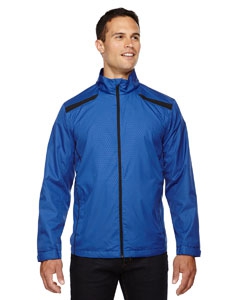 North End 88188 Men&#39;s Tempo Lightweight Recycled Polyester Jacket with Embossed Print