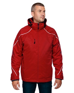 North End 88196 Men&#39;s Angle 3-in-1 Jacket with Bonded Fleece Liner