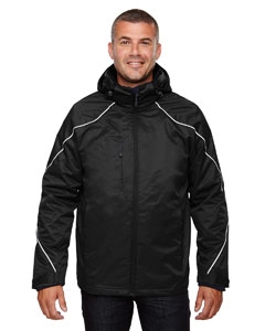 North End 88196T Men&#39;s Tall Angle 3-in-1 Jacket with Bonded Fleece Liner