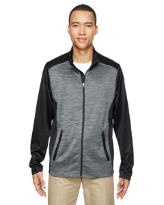 North End 88203 Men&#39;s Shuffle Performance M&#233;lange Interlock Jacket