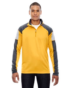 North End 88214 Men&#39;s Quick Performance Interlock Half-Zip Top