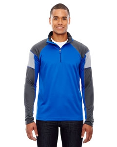 North End 88214 Men&#39;s Quick Performance Interlock Half-Zip Top