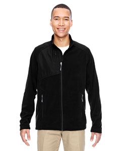 North End 88215 Men&#39;s Excursion Trail Fabric-Block Fleece Jacket