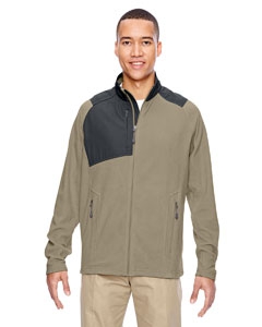 North End 88215 Men&#39;s Excursion Trail Fabric-Block Fleece Jacket