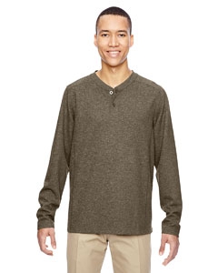 North End 88221 Men&#39;s Excursion Nomad Performance Waffle Henley