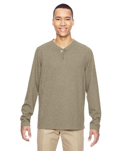 North End 88221 Men&#39;s Excursion Nomad Performance Waffle Henley