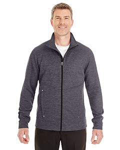 North End NE704 Men&#39;s Amplify M&#233;lange Fleece Jacket