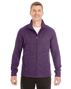 North End NE704 Men&#39;s Amplify M&#233;lange Fleece Jacket