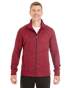 North End NE704 Men&#39;s Amplify M&#233;lange Fleece Jacket