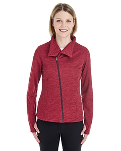 North End NE704W Ladies&#39; Amplify M&#233;lange Fleece Jacket