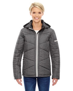 North End Sport Blue 78698 Ladies&#39; Avant Tech M&#233;lange Insulated Jacket with Heat Reflect Technology