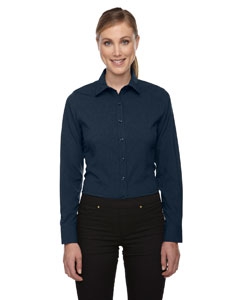 North End Sport Blue 78802 Ladies&#39; M&#233;lange Performance Shirt