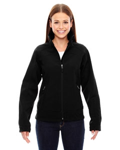 North End Sport Red 78604 Ladies&#39; Three-Layer Light Bonded Soft Shell Jacket