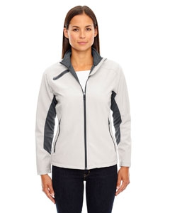 North End Sport Red 78621 Ladies&#39; Three-Layer Light Bonded Soft Shell Jacket