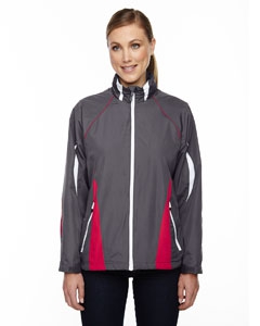 North End Sport Red 78644 Ladies&#39; Impact Active Lite Colorblock Jacket