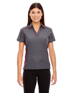 North End Sport Red 78648 Ladies&#39; Sonic Performance Polyester Piqu&#233; Polo