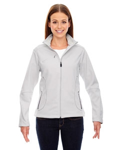 North End Sport Red 78649 Ladies&#39; Escape Bonded Fleece Jacket