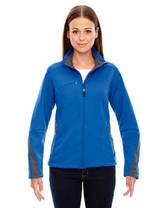 North End Sport Red 78649 Ladies&#39; Escape Bonded Fleece Jacket