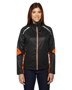 North End Sport Red 78654 Ladies&#39; Dynamo Three-Layer Lightweight Bonded Performance Hybrid Jacket