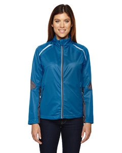 North End Sport Red 78654 Ladies&#39; Dynamo Three-Layer Lightweight Bonded Performance Hybrid Jacket