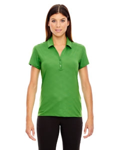 North End Sport Red 78659 Ladies&#39; Maze Performance Stretch Embossed Print Polo