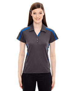 North End Sport Red 78667 Ladies&#39; Accelerate UTK cool.logik Performance Polo