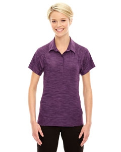 North End Sport Red 78668 Ladies&#39; Barcode Performance Stretch Polo