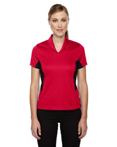 North End Sport Red 78683 Ladies&#39; Rotate UTK cool.logik Quick Dry Performance Polo