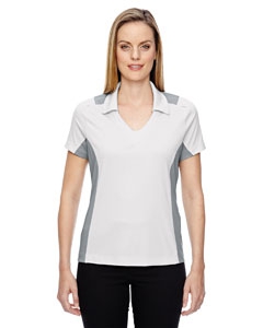 North End Sport Red 78691 Ladies&#39; Reflex UTK cool.logik Performance Embossed Print Polo