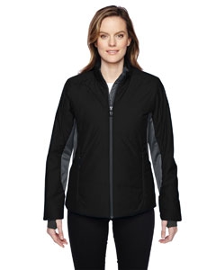 North End Sport Red 78696 Ladies&#39; Immerge Insulated Hybrid Jacket with Heat Reflect Technology