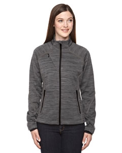 North End Sport Red 78697 Ladies&#39; Flux M&#233;lange Bonded Fleece Jacket