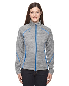 North End Sport Red 78697 Ladies&#39; Flux M&#233;lange Bonded Fleece Jacket